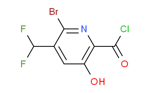 AM124141 | 1806875-49-9 | 2-Bromo-3-(difluoromethyl)-5-hydroxypyridine-6-carbonyl chloride