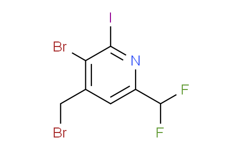 AM124153 | 1806905-98-5 | 3-Bromo-4-(bromomethyl)-6-(difluoromethyl)-2-iodopyridine