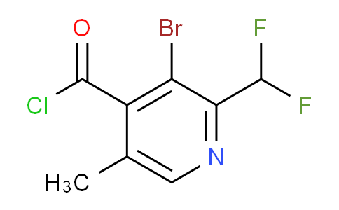 AM124179 | 1805376-61-7 | 3-Bromo-2-(difluoromethyl)-5-methylpyridine-4-carbonyl chloride