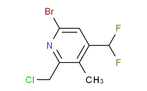 AM124183 | 1804950-85-3 | 6-Bromo-2-(chloromethyl)-4-(difluoromethyl)-3-methylpyridine