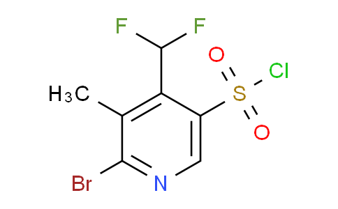 AM124191 | 1806868-19-8 | 2-Bromo-4-(difluoromethyl)-3-methylpyridine-5-sulfonyl chloride