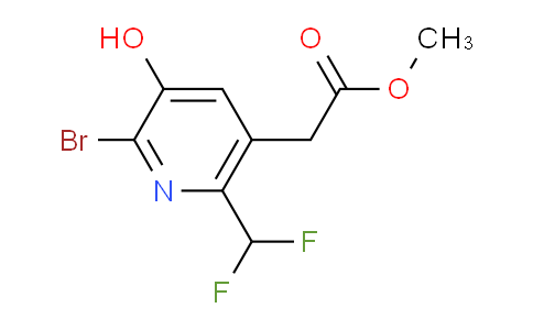 AM124198 | 1804845-84-8 | Methyl 2-bromo-6-(difluoromethyl)-3-hydroxypyridine-5-acetate