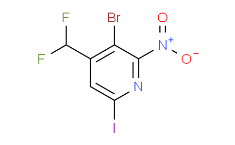 AM124201 | 1805410-50-7 | 3-Bromo-4-(difluoromethyl)-6-iodo-2-nitropyridine