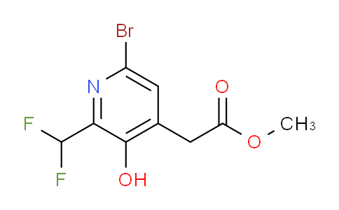AM124202 | 1806868-33-6 | Methyl 6-bromo-2-(difluoromethyl)-3-hydroxypyridine-4-acetate