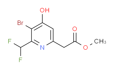 AM124203 | 1805243-94-0 | Methyl 3-bromo-2-(difluoromethyl)-4-hydroxypyridine-6-acetate