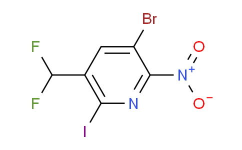 AM124206 | 1805919-88-3 | 3-Bromo-5-(difluoromethyl)-6-iodo-2-nitropyridine