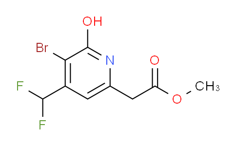 AM124207 | 1805372-50-2 | Methyl 3-bromo-4-(difluoromethyl)-2-hydroxypyridine-6-acetate