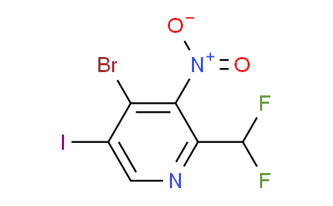 AM124210 | 1805350-86-0 | 4-Bromo-2-(difluoromethyl)-5-iodo-3-nitropyridine