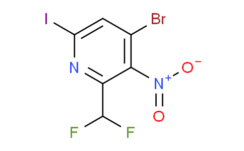 AM124212 | 1804846-82-9 | 4-Bromo-2-(difluoromethyl)-6-iodo-3-nitropyridine