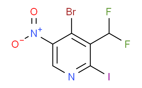 AM124214 | 1806905-35-0 | 4-Bromo-3-(difluoromethyl)-2-iodo-5-nitropyridine