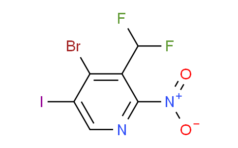 AM124219 | 1804668-92-5 | 4-Bromo-3-(difluoromethyl)-5-iodo-2-nitropyridine