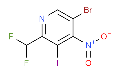 AM124224 | 1805350-87-1 | 5-Bromo-2-(difluoromethyl)-3-iodo-4-nitropyridine