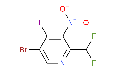 AM124226 | 1805920-02-8 | 5-Bromo-2-(difluoromethyl)-4-iodo-3-nitropyridine