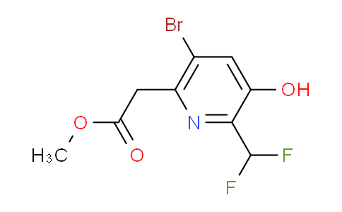 AM124227 | 1805350-16-6 | Methyl 5-bromo-2-(difluoromethyl)-3-hydroxypyridine-6-acetate