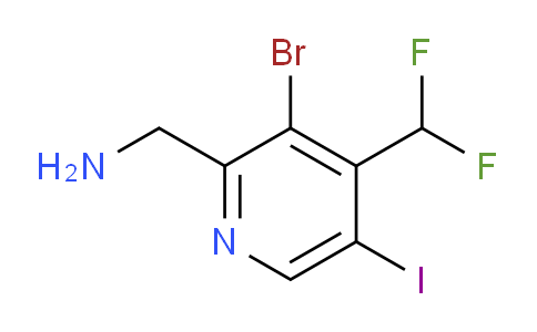 AM124228 | 1804668-99-2 | 2-(Aminomethyl)-3-bromo-4-(difluoromethyl)-5-iodopyridine