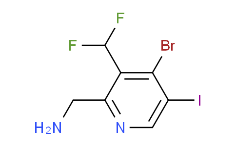 AM124231 | 1805240-53-2 | 2-(Aminomethyl)-4-bromo-3-(difluoromethyl)-5-iodopyridine