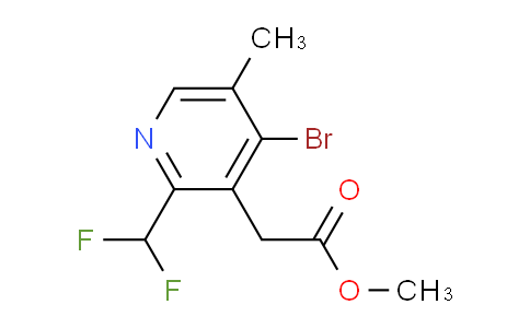 AM124243 | 1805243-62-2 | Methyl 4-bromo-2-(difluoromethyl)-5-methylpyridine-3-acetate