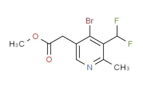 AM124245 | 1805937-65-8 | Methyl 4-bromo-3-(difluoromethyl)-2-methylpyridine-5-acetate