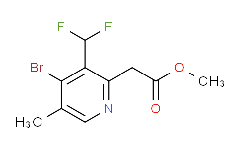 AM124247 | 1805937-69-2 | Methyl 4-bromo-3-(difluoromethyl)-5-methylpyridine-2-acetate