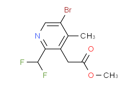 AM124252 | 1806871-31-7 | Methyl 5-bromo-2-(difluoromethyl)-4-methylpyridine-3-acetate