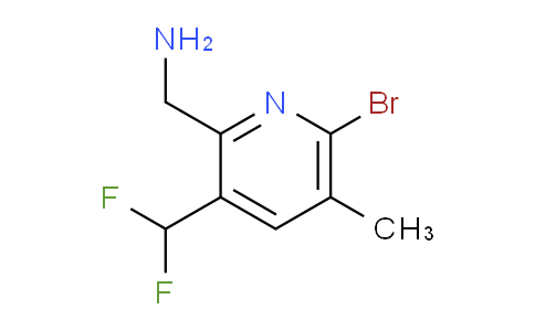 AM124253 | 1804458-93-2 | 2-(Aminomethyl)-6-bromo-3-(difluoromethyl)-5-methylpyridine