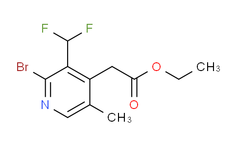 AM124257 | 1806871-51-1 | Ethyl 2-bromo-3-(difluoromethyl)-5-methylpyridine-4-acetate