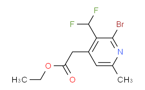 AM124260 | 1806856-06-3 | Ethyl 2-bromo-3-(difluoromethyl)-6-methylpyridine-4-acetate
