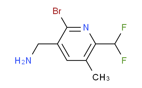 AM124261 | 1805929-53-6 | 3-(Aminomethyl)-2-bromo-6-(difluoromethyl)-5-methylpyridine