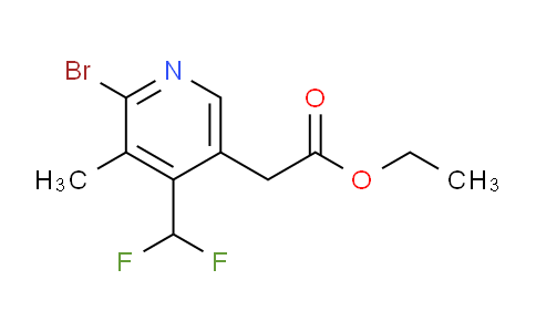 AM124262 | 1805437-19-7 | Ethyl 2-bromo-4-(difluoromethyl)-3-methylpyridine-5-acetate