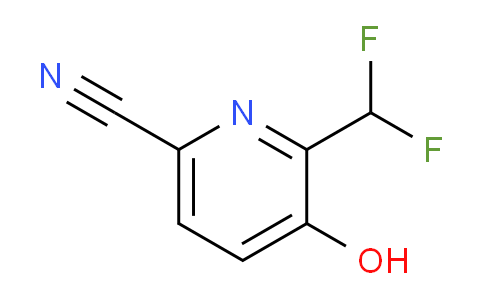 6-Cyano-2-(difluoromethyl)-3-hydroxypyridine