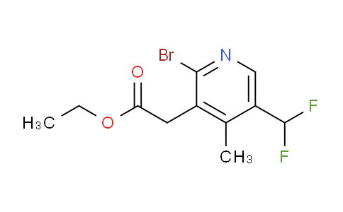 AM124270 | 1805342-80-6 | Ethyl 2-bromo-5-(difluoromethyl)-4-methylpyridine-3-acetate