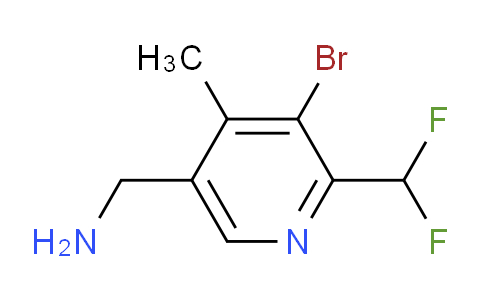 AM124271 | 1804459-21-9 | 5-(Aminomethyl)-3-bromo-2-(difluoromethyl)-4-methylpyridine