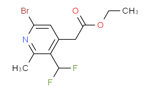 AM124273 | 1805355-55-8 | Ethyl 6-bromo-3-(difluoromethyl)-2-methylpyridine-4-acetate