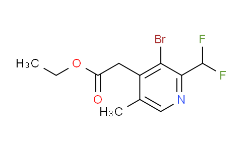 AM124283 | 1805937-92-1 | Ethyl 3-bromo-2-(difluoromethyl)-5-methylpyridine-4-acetate