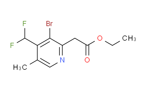 AM124289 | 1804954-33-3 | Ethyl 3-bromo-4-(difluoromethyl)-5-methylpyridine-2-acetate