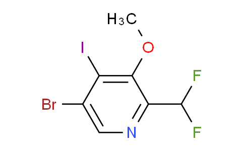 5-Bromo-2-(difluoromethyl)-4-iodo-3-methoxypyridine