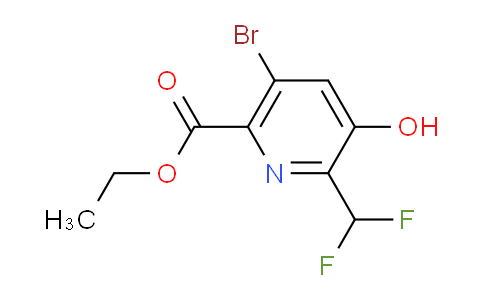 AM124305 | 1805163-14-7 | Ethyl 5-bromo-2-(difluoromethyl)-3-hydroxypyridine-6-carboxylate