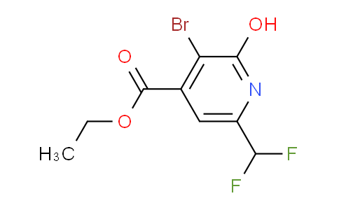 AM124307 | 1805348-97-3 | Ethyl 3-bromo-6-(difluoromethyl)-2-hydroxypyridine-4-carboxylate