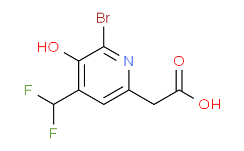 AM124316 | 1805372-38-6 | 2-Bromo-4-(difluoromethyl)-3-hydroxypyridine-6-acetic acid