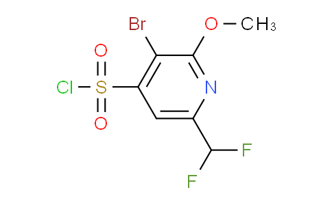 AM124327 | 1805168-31-3 | 3-Bromo-6-(difluoromethyl)-2-methoxypyridine-4-sulfonyl chloride
