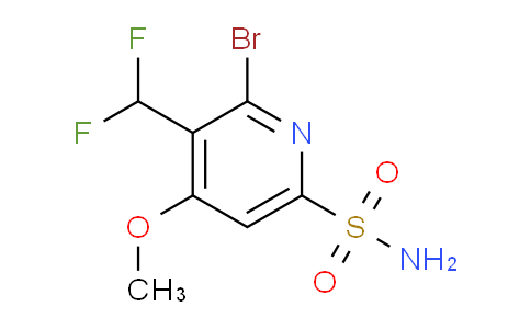 2-Bromo-3-(difluoromethyl)-4-methoxypyridine-6-sulfonamide