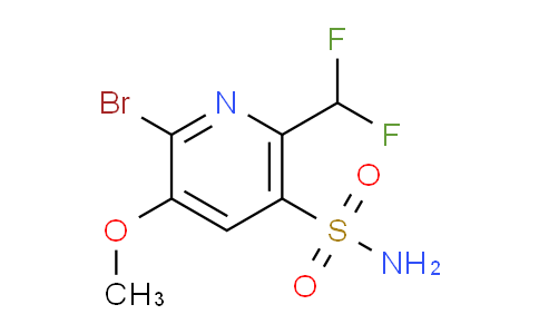 AM124343 | 1805351-95-4 | 2-Bromo-6-(difluoromethyl)-3-methoxypyridine-5-sulfonamide