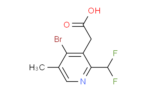 AM124344 | 1805375-95-4 | 4-Bromo-2-(difluoromethyl)-5-methylpyridine-3-acetic acid