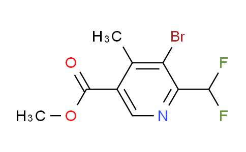 AM124351 | 1806915-94-5 | Methyl 3-bromo-2-(difluoromethyl)-4-methylpyridine-5-carboxylate
