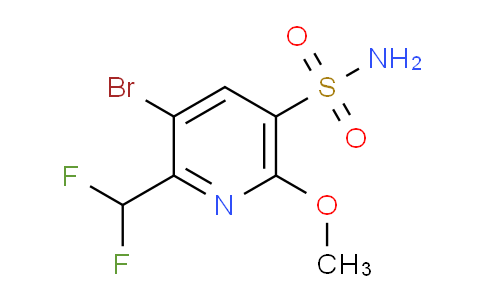AM124352 | 1805168-46-0 | 3-Bromo-2-(difluoromethyl)-6-methoxypyridine-5-sulfonamide
