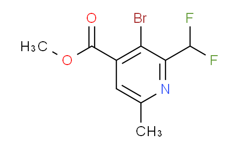 AM124356 | 1806916-10-8 | Methyl 3-bromo-2-(difluoromethyl)-6-methylpyridine-4-carboxylate