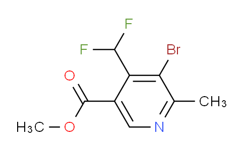 AM124359 | 1804953-55-6 | Methyl 3-bromo-4-(difluoromethyl)-2-methylpyridine-5-carboxylate