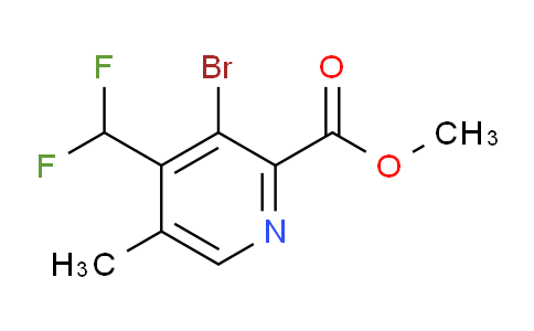 AM124360 | 1805435-71-5 | Methyl 3-bromo-4-(difluoromethyl)-5-methylpyridine-2-carboxylate