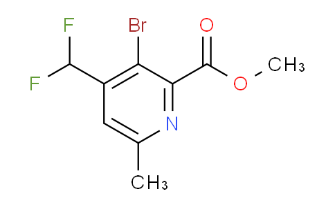 AM124361 | 1805240-77-0 | Methyl 3-bromo-4-(difluoromethyl)-6-methylpyridine-2-carboxylate