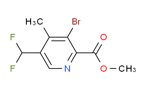 AM124366 | 1806866-35-2 | Methyl 3-bromo-5-(difluoromethyl)-4-methylpyridine-2-carboxylate